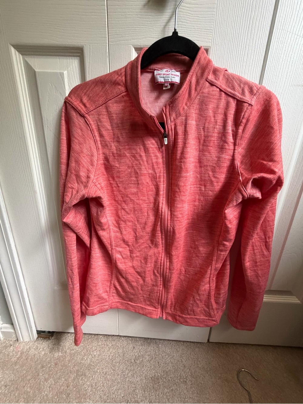 Giro coral heather quarter-zip athletic top